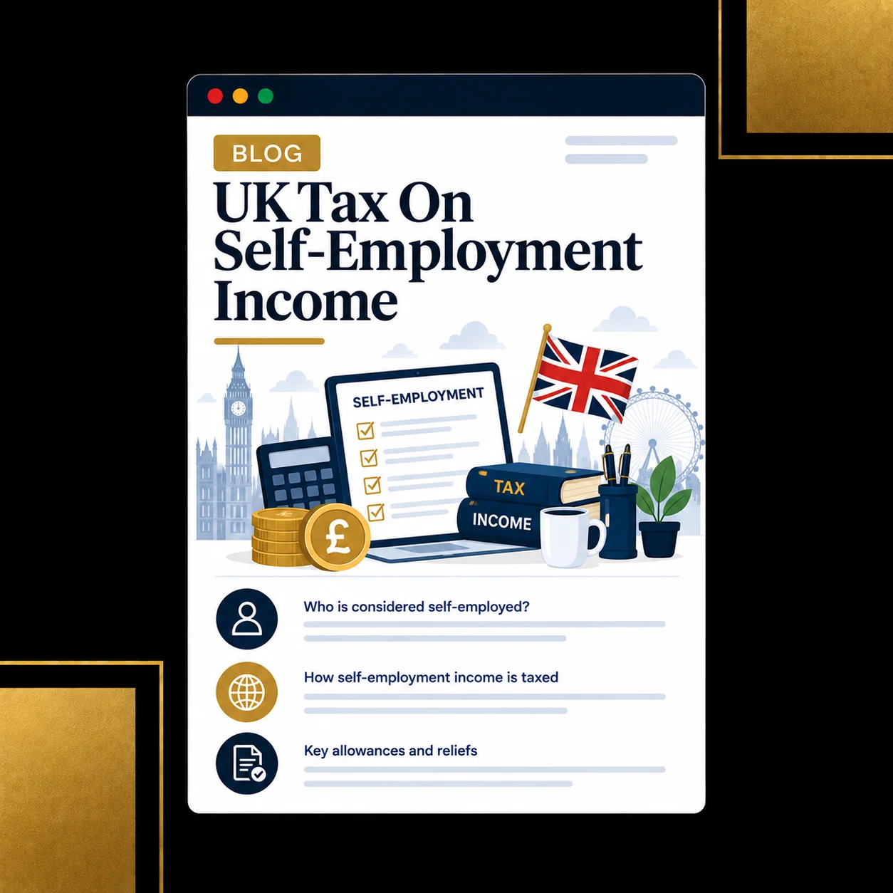 Guide to UK tax on self-employment income
