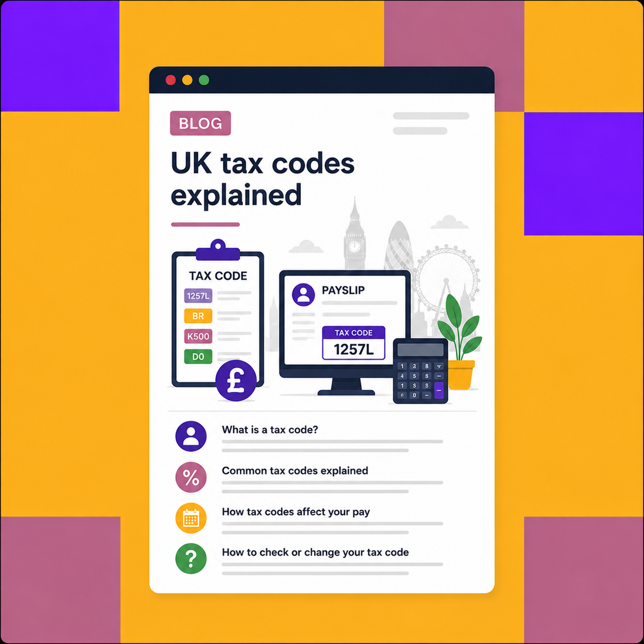 UK Tax Codes Explained