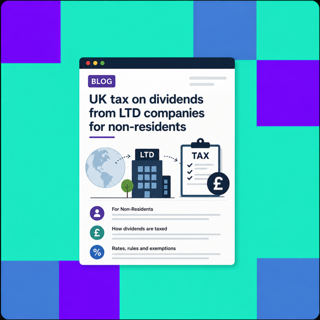 UK Tax On Dividends From Ltd Companies For Non-Residents