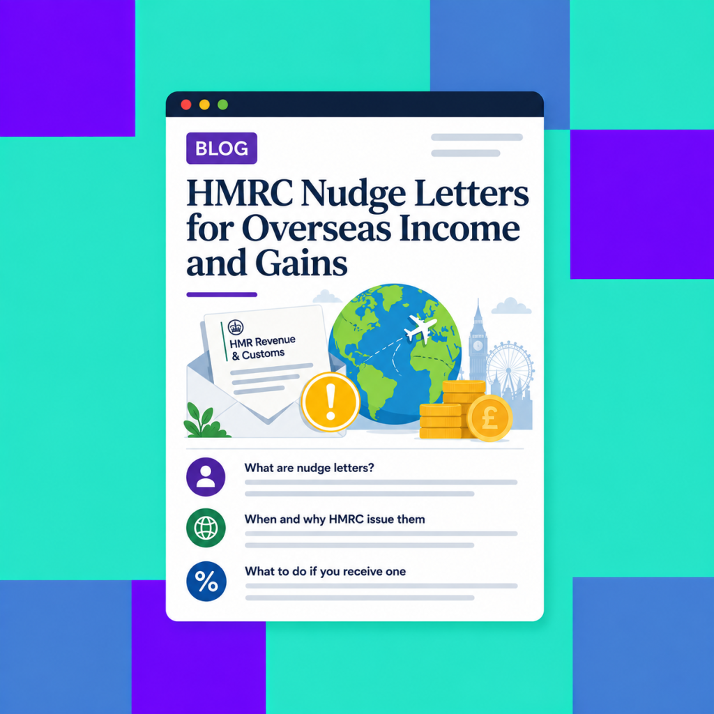 HMRC nudge letter for overseas income