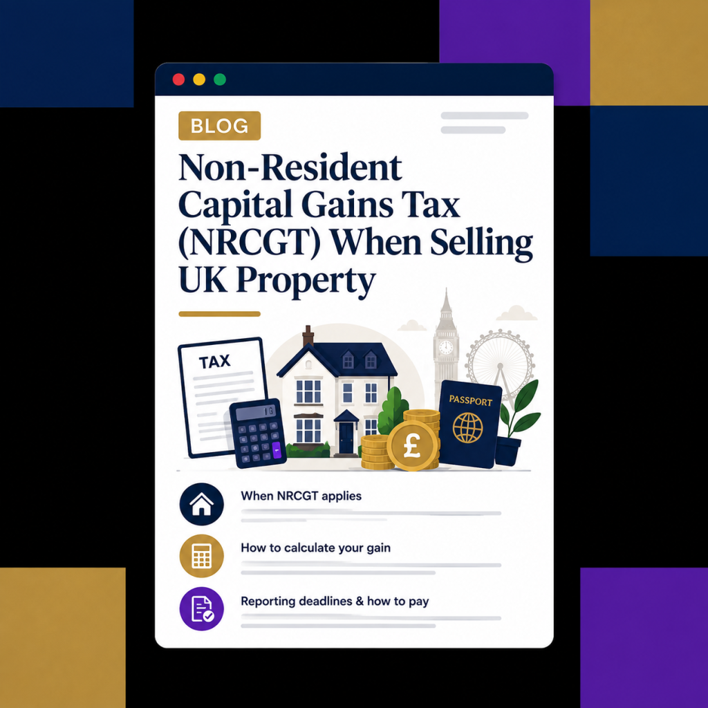 Non-Resident Capital Gains Tax on UK property